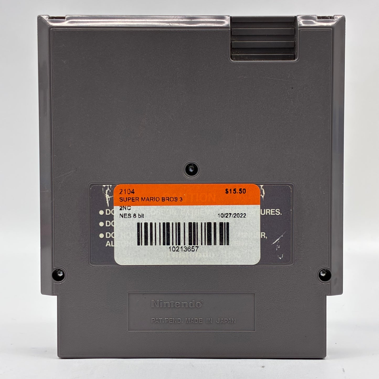 Super Mario Bros 3 (Nintendo NES, 1990)