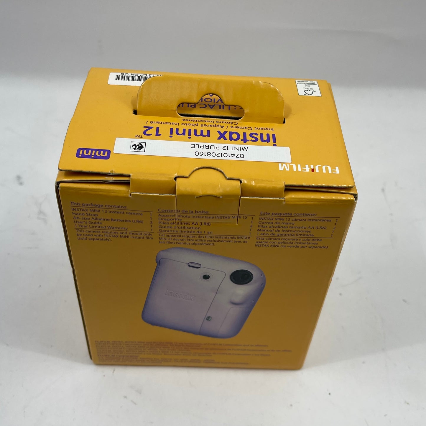 New Fujifilm Instax Mini 12 Instant Camera Lilac Purple
