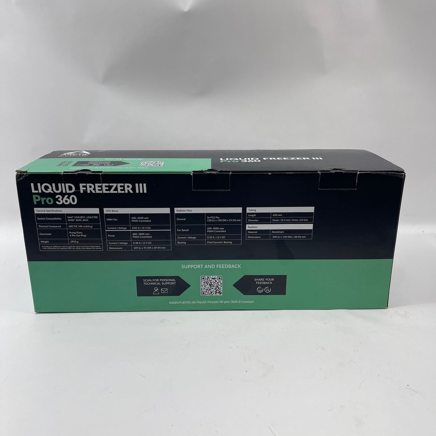 New Arctic Liquid Freezer III Pro 360 PC Water Cooler