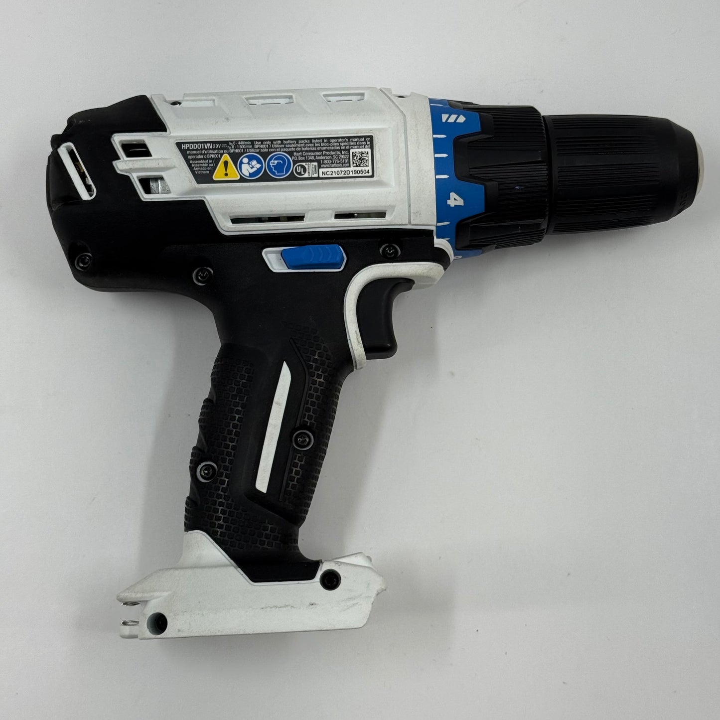 Hart 20V 3/8" Cordless Drill HPDD01VN Tool Only