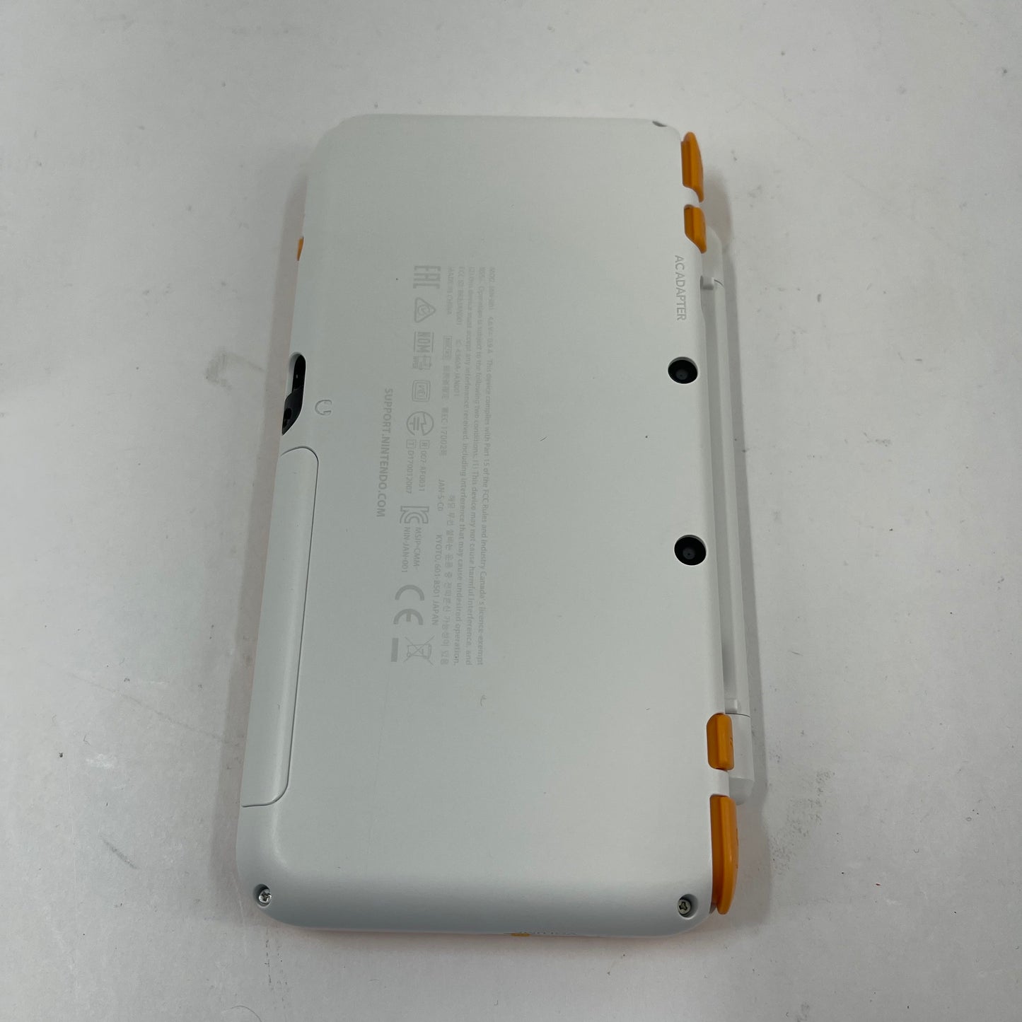 Nintendo 2DS XL Handheld Game Console JAN-001 White/Orange