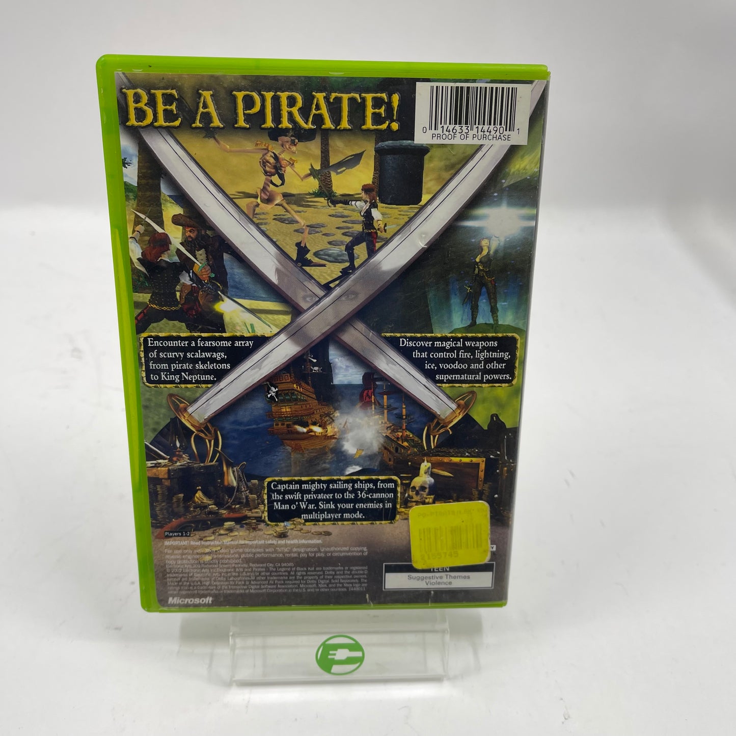 Pirates Legend of Black Kat (Microsoft Xbox, 2002)