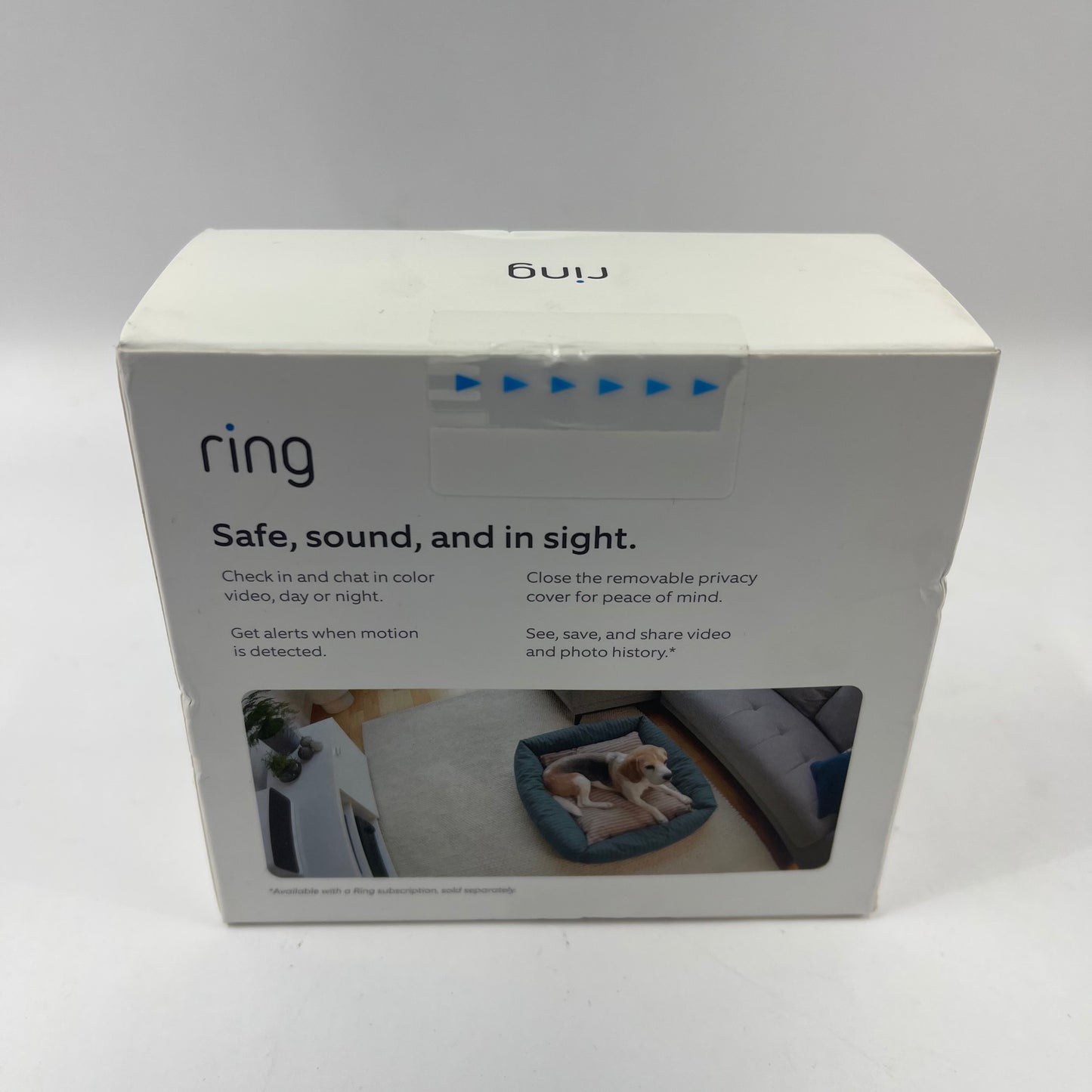 New Ring Indoor Cam Plug in Security Camera