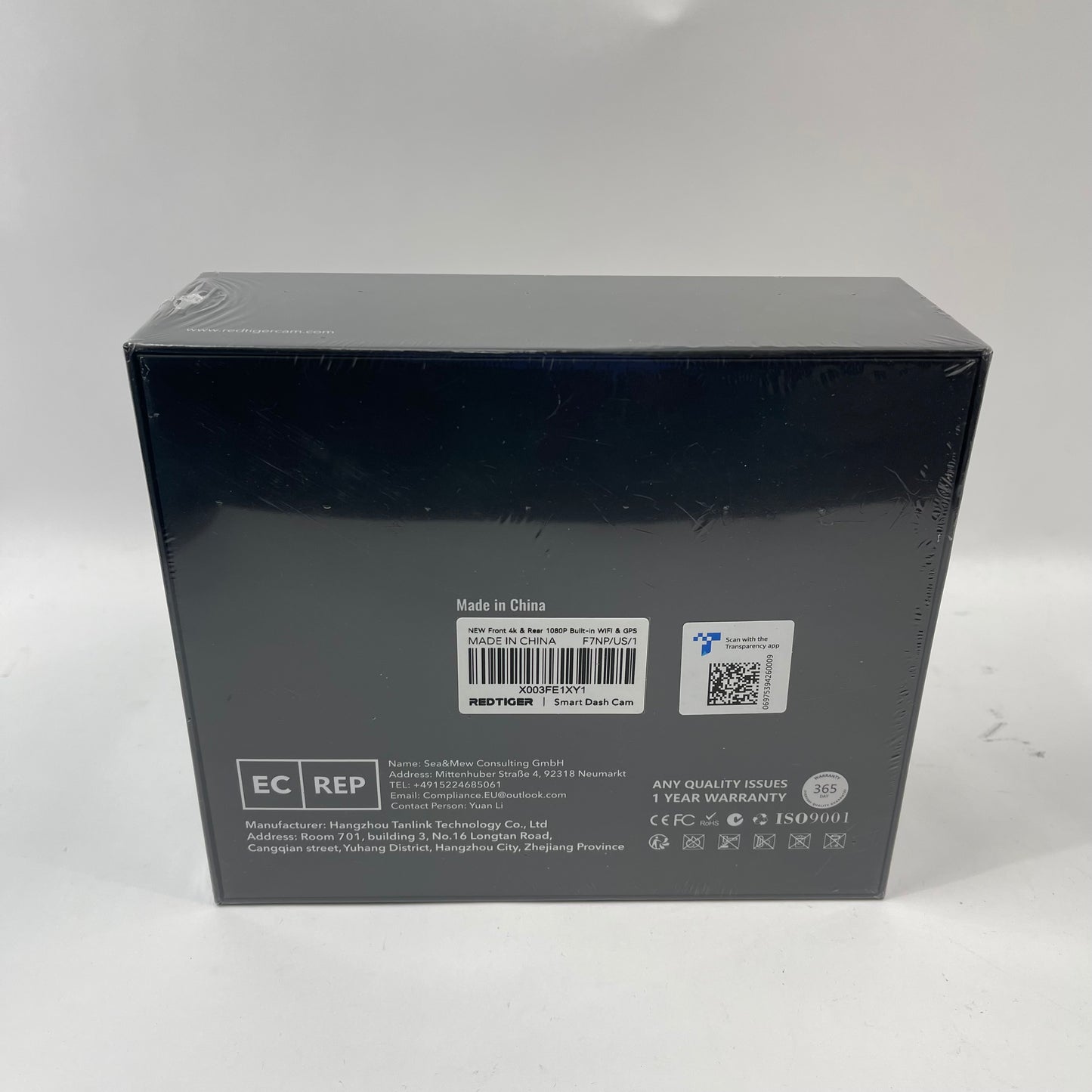 New Red Tiger 4K Ultra Clear 4K 1080P Dual Channel Dash Cam F7NP