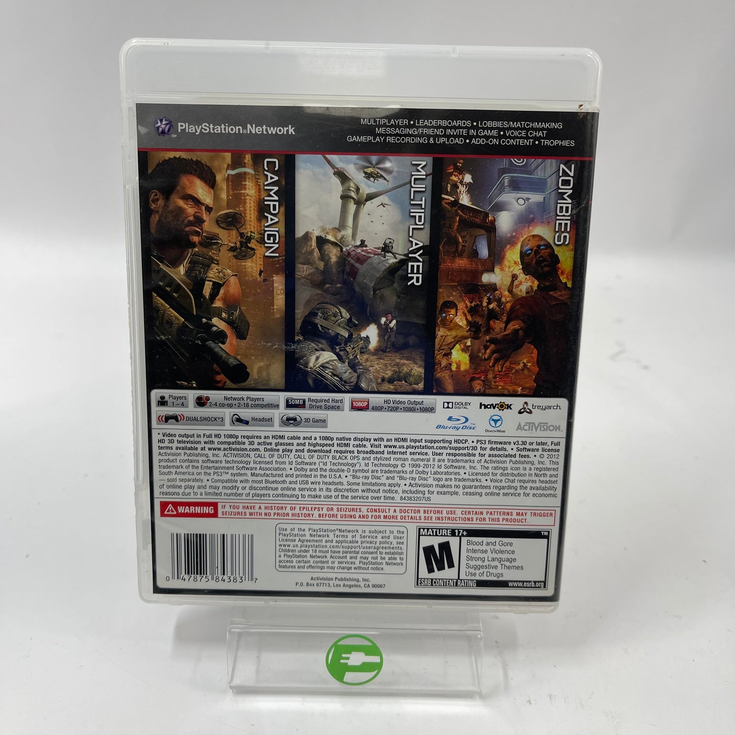 Call of Duty Black Ops II (Sony PlayStation 3 PS3, 2012)
