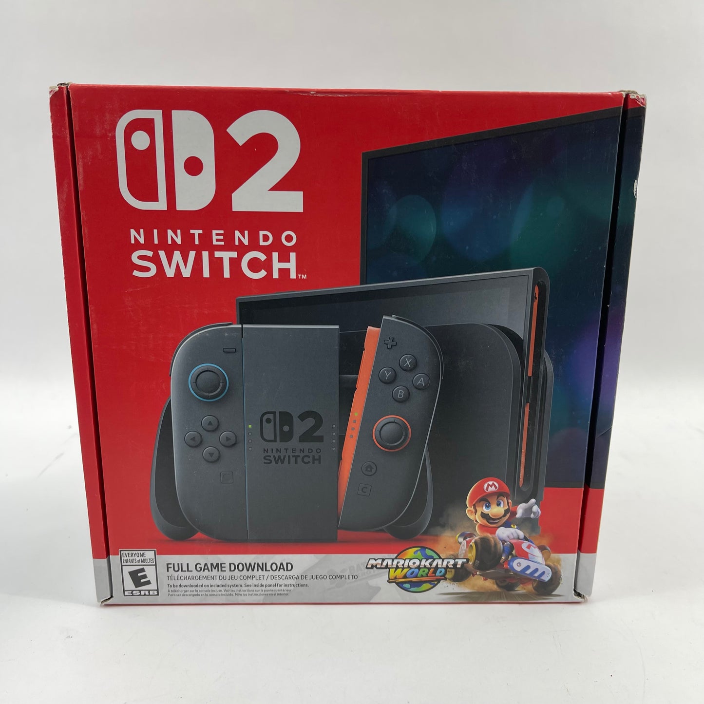 New Nintendo Switch 2 Video Game Console BEE‑001 Black Mario Kart World Edition