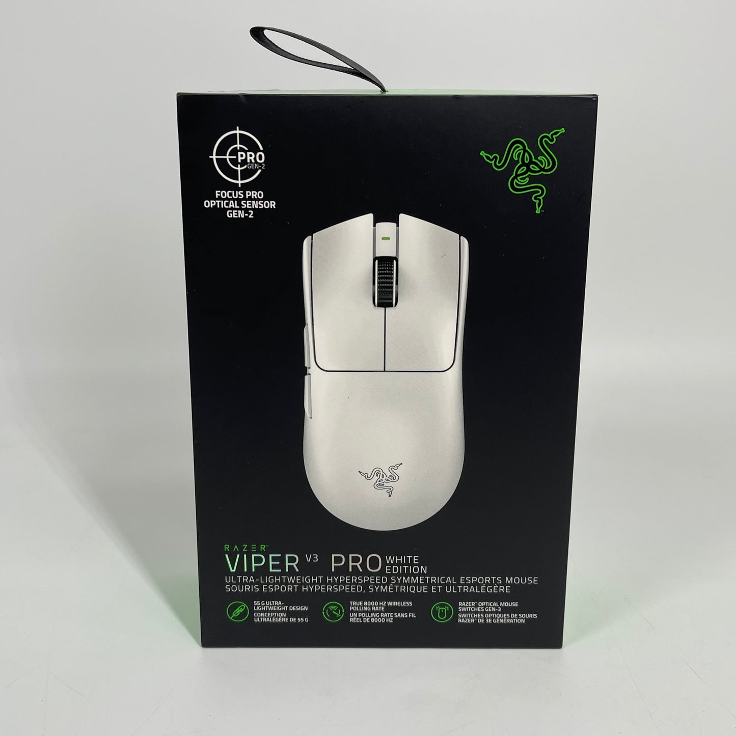 New Razer Viper V3 Pro White Edition Wireless Gaming Mouse RZ01-0512