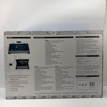 Quanba Dragon Black Q5-PS4-01 Arcade Controller PS3/PS4/PC