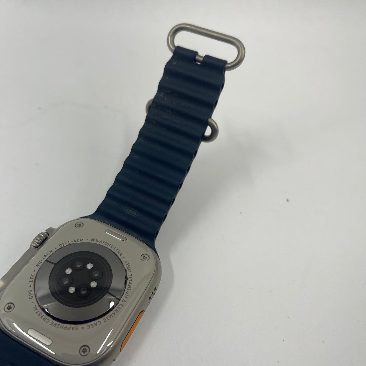 Unlocked Apple Watch Ultra 2 49MM Blue Titanium Blue Ocean Band MREG3LL/A