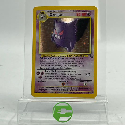 Pokémon TCG Gengar #5 Fossil Trading Card 5/62