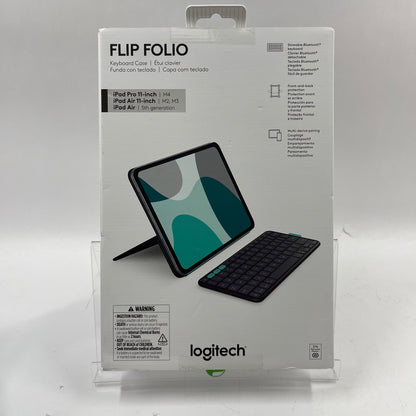 New Logitech Flip Folio iPad Pro/iPad Air 11" Detachable Keyboard Case
