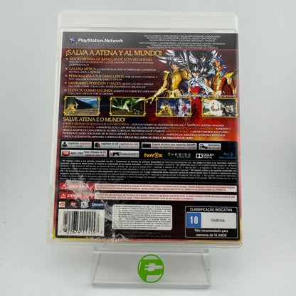 Los Caballeros Del Zodiaco: Soldados Valientes (Sony PlayStation 3 PS3, 2013)