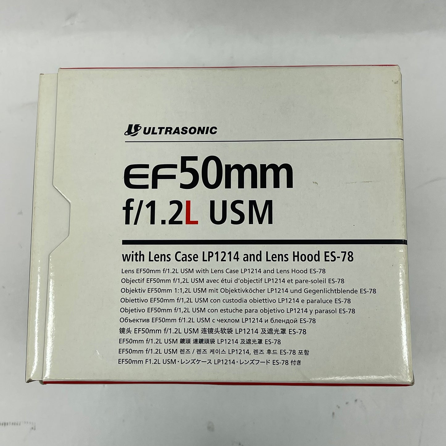 Canon EF 50mm f/1.2 L USM Auto & Manual Prime Lens