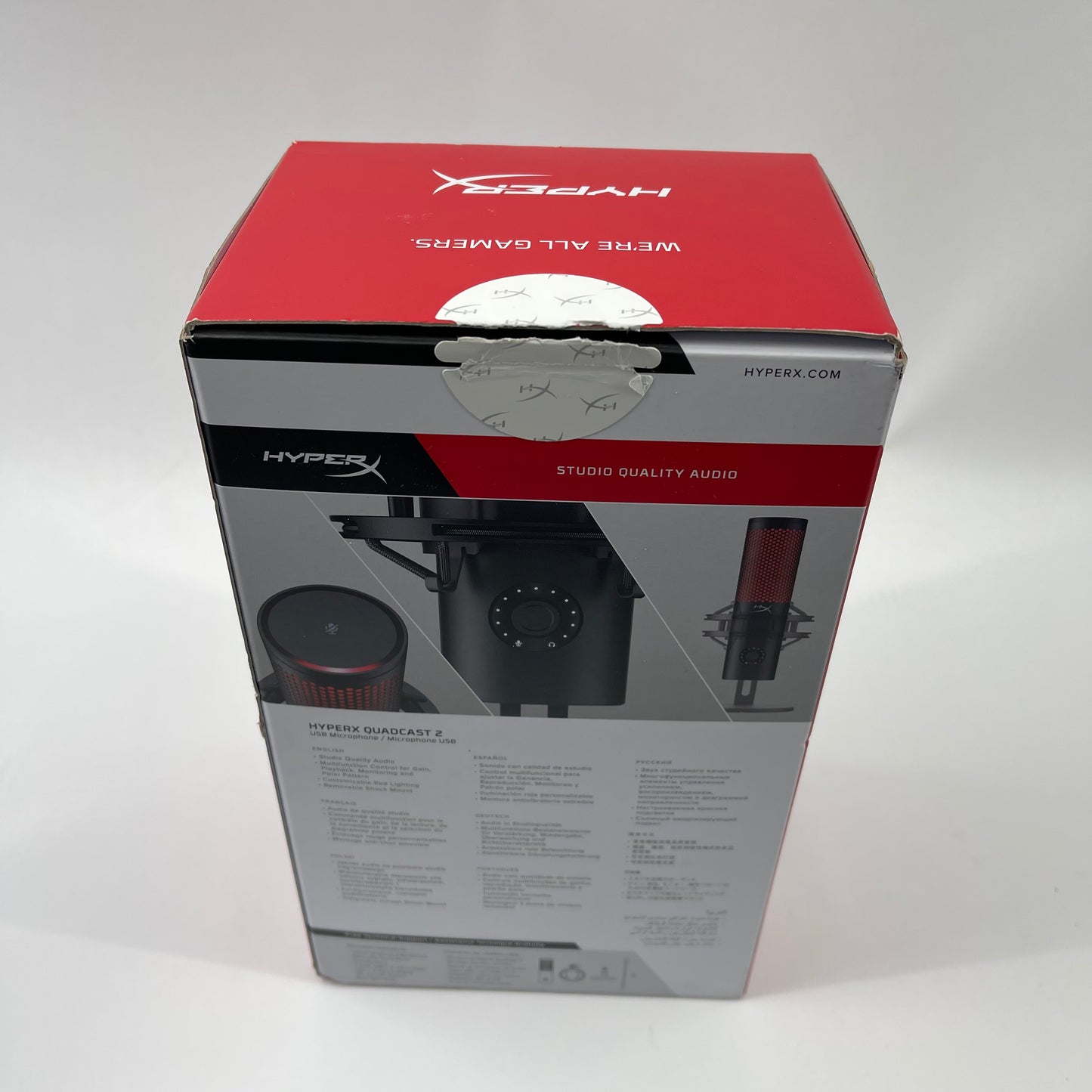 New HyperX QuadCast 2 20 Hz - 20 kHz USB Condenser Microphone 872V1A6