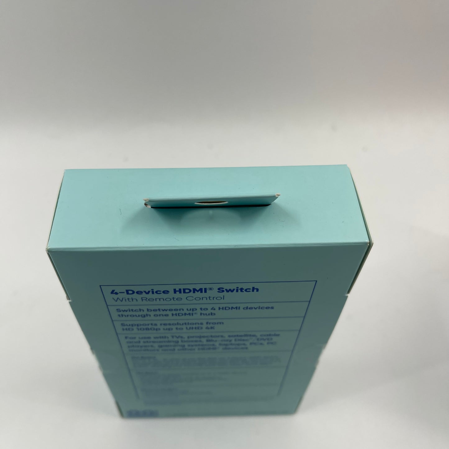 New Onn. 4-Device HDMI Switch 10009478 With Remote Control