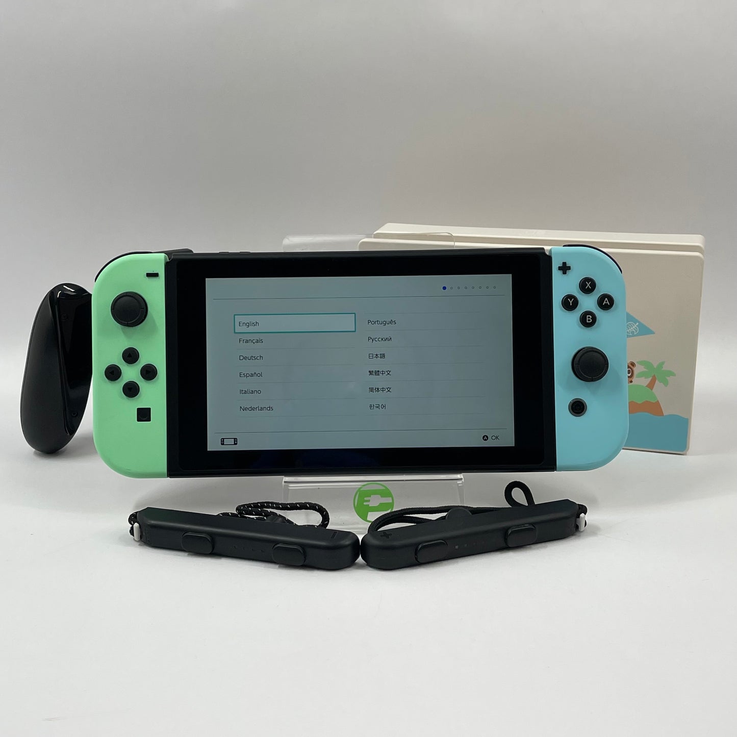 Nintendo Switch v2 Video Game Console HAC-001(-01)  Animal Crossing Edition