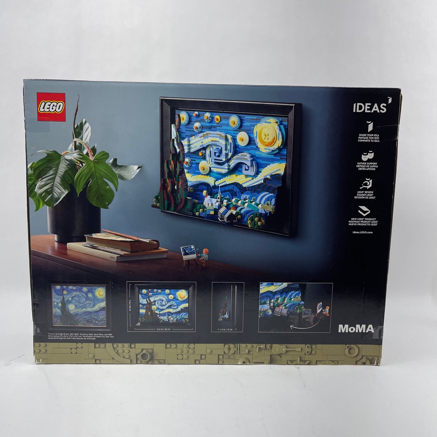 New LEGO Ideas Vincent van Gogh: The Starry Night Art Set 6386348