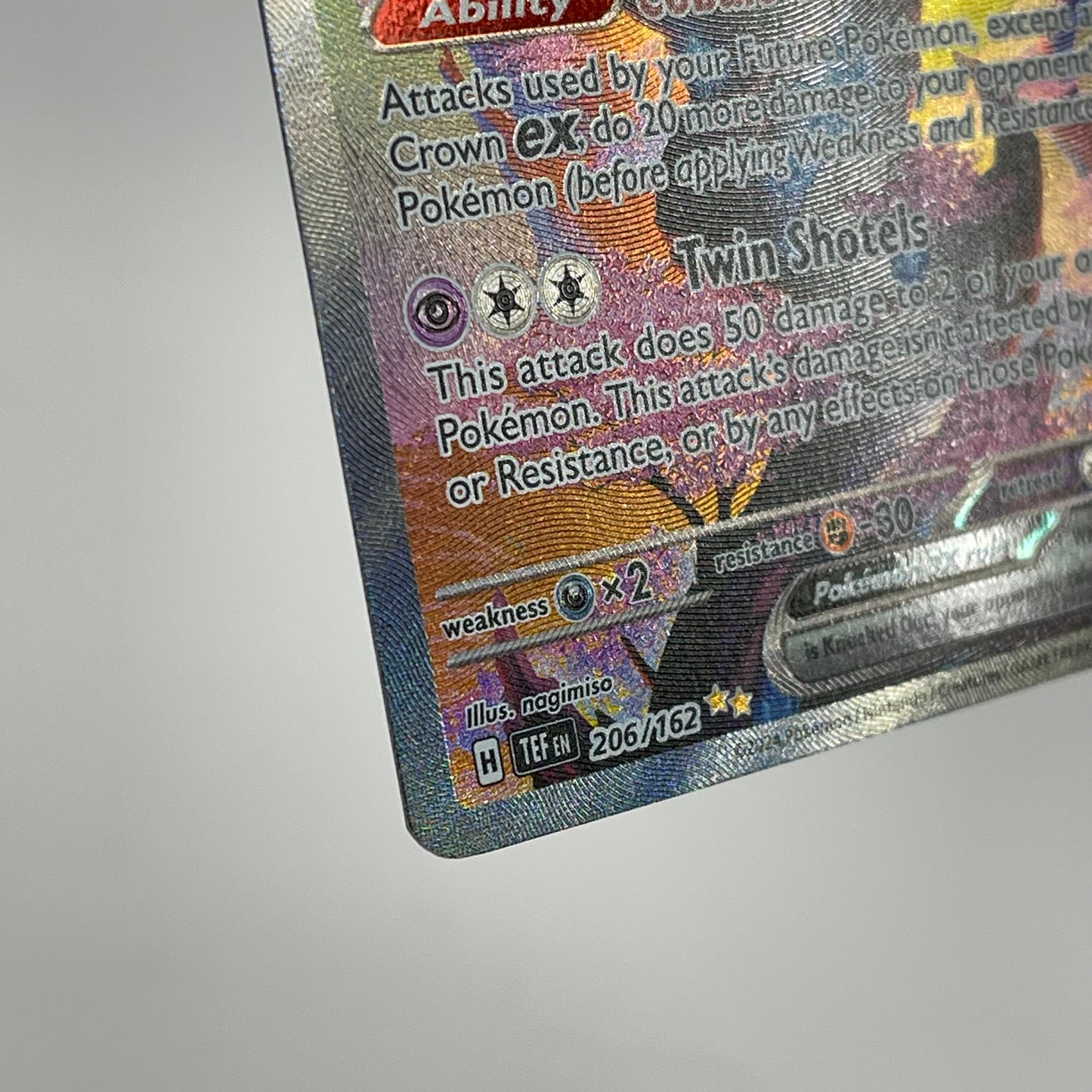 Pokémon TCG Temporal Forces Iron Crown ex #206 Trading Card 206/162