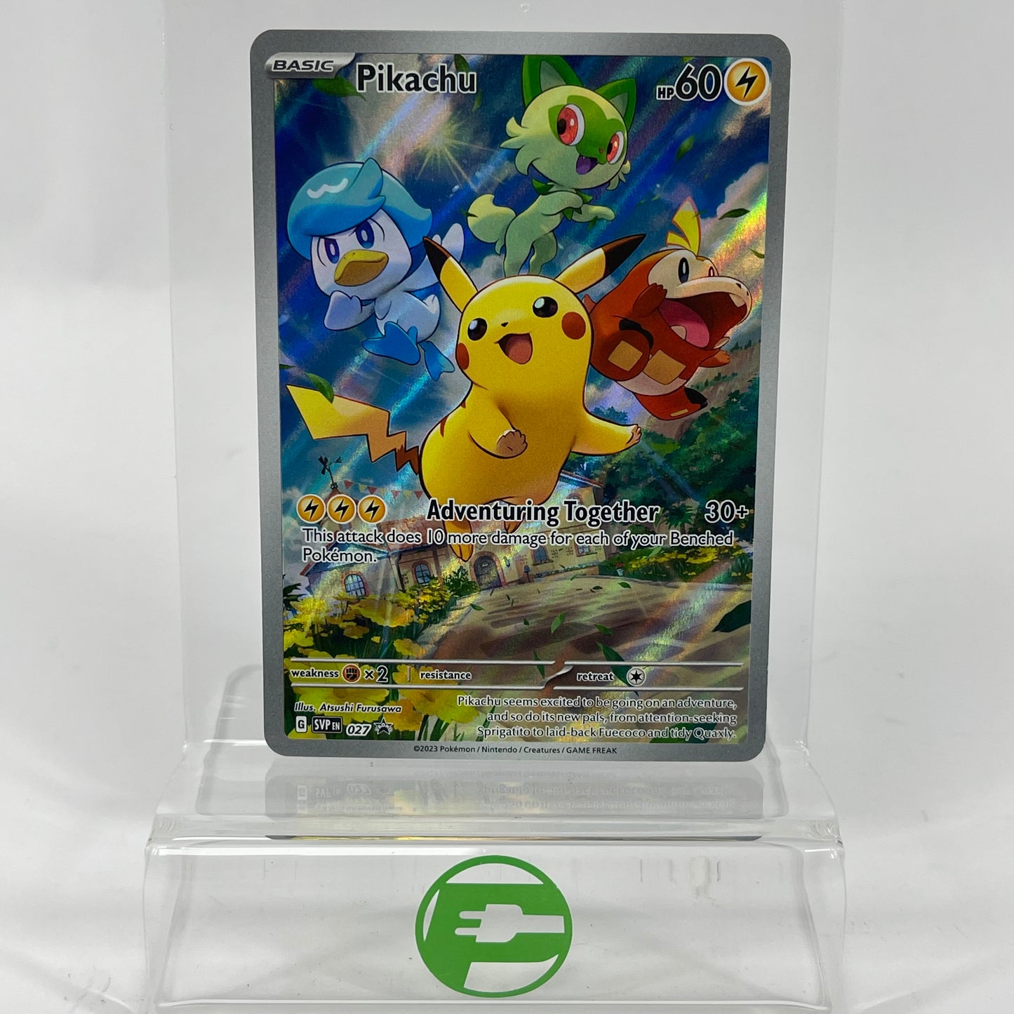 Pokémon TCG Promo Pikachu #27 Trading Card SVP027