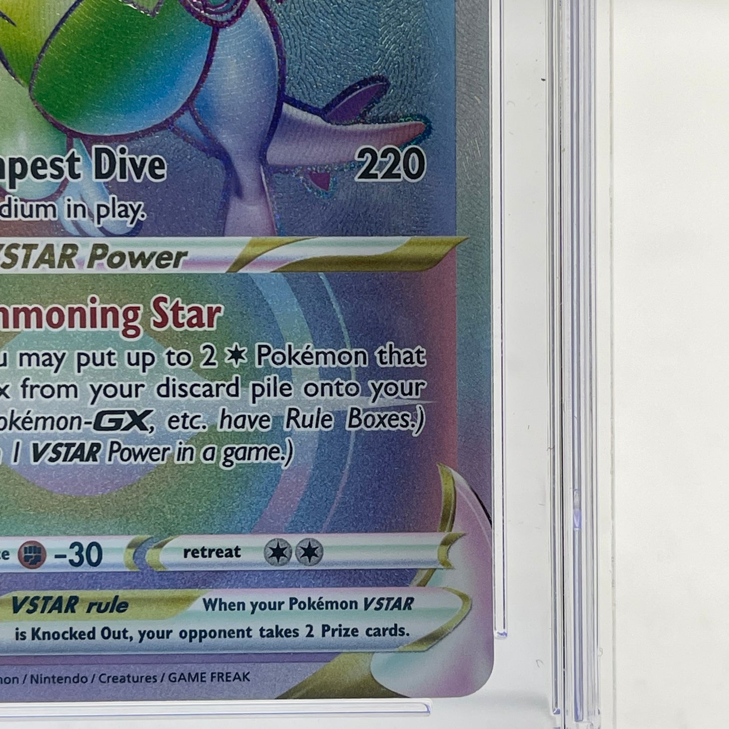 Pokémon TCG Lugia VSTAR #202 Silver Tempest Trading Card 202/196 CGC 10 Pristine