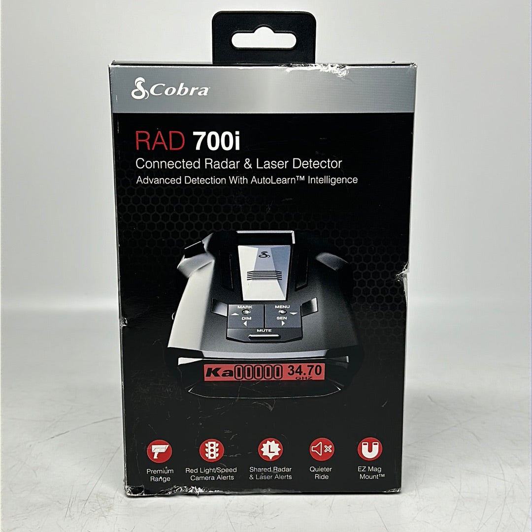 New Cobra RAD 700i Laser Radar Detector 0180012-1