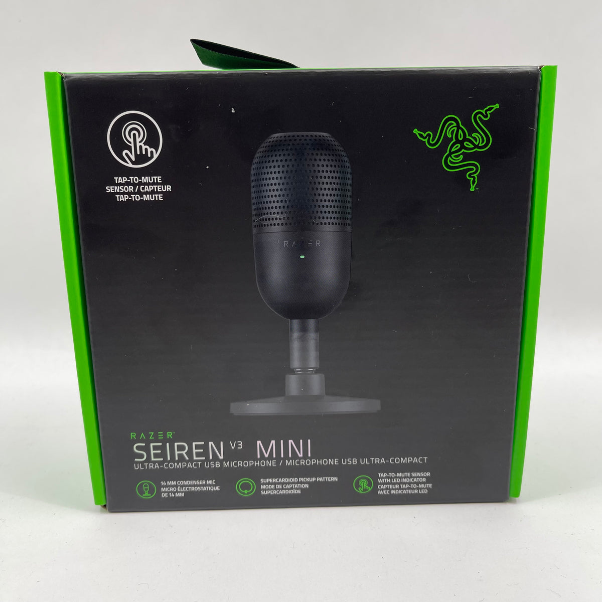 New Razer Seiren V3 Mini Compact USB Microphone RZ19-05050100-R3U1