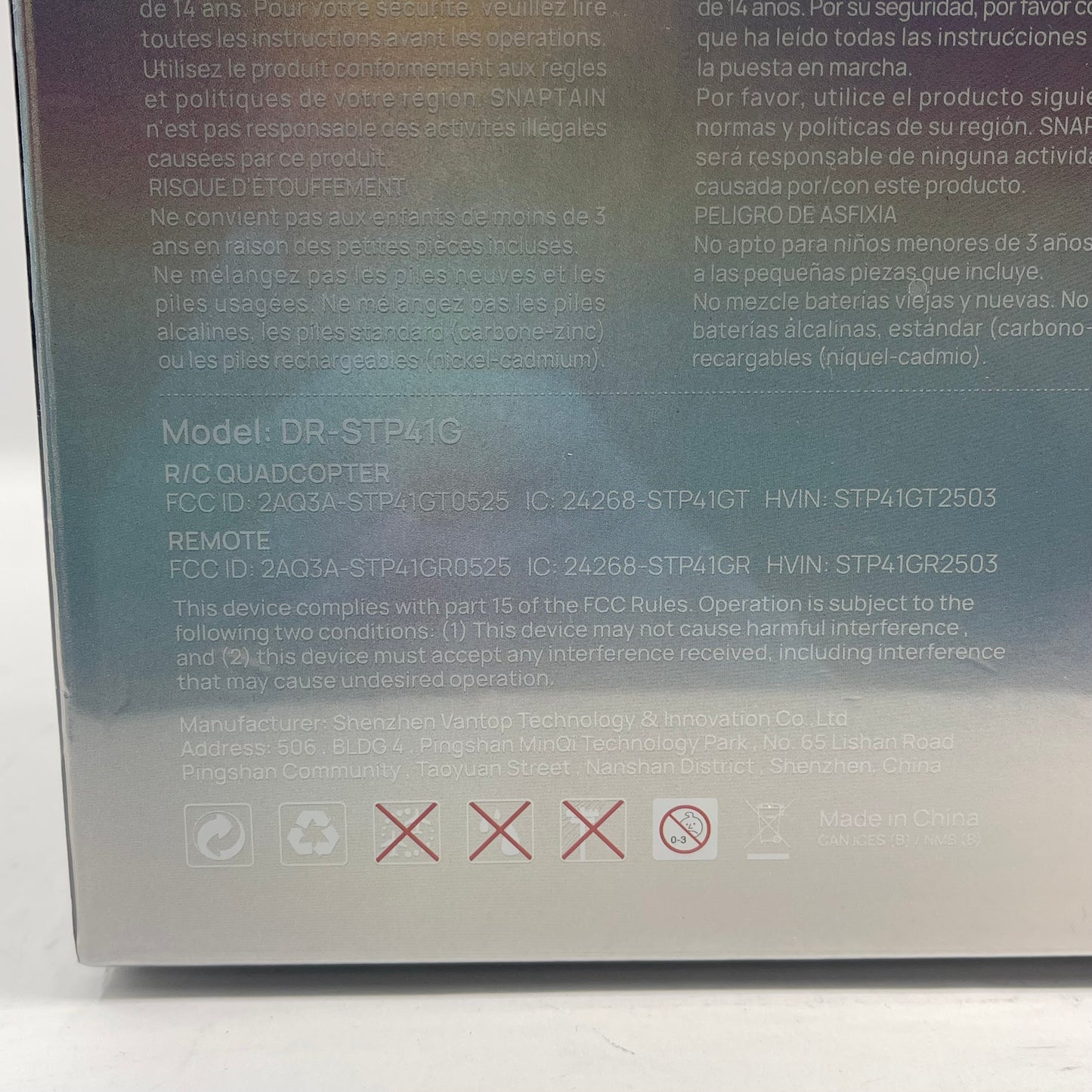 New Snaptain P40 Lite DR-STP41G 4K Quadcopter Camera Drone