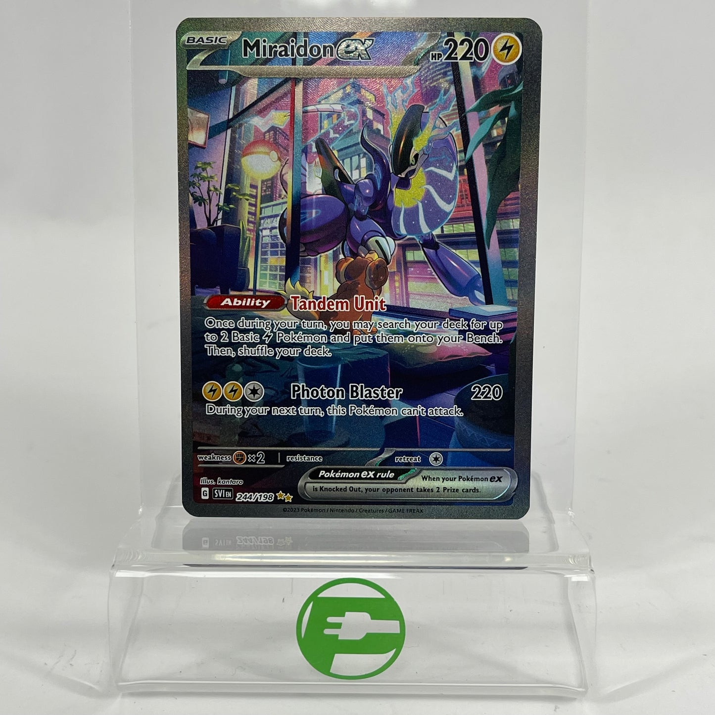 Pokémon TCG Scarlet & Violet Miraidon ex #244 Trading Card 244/198