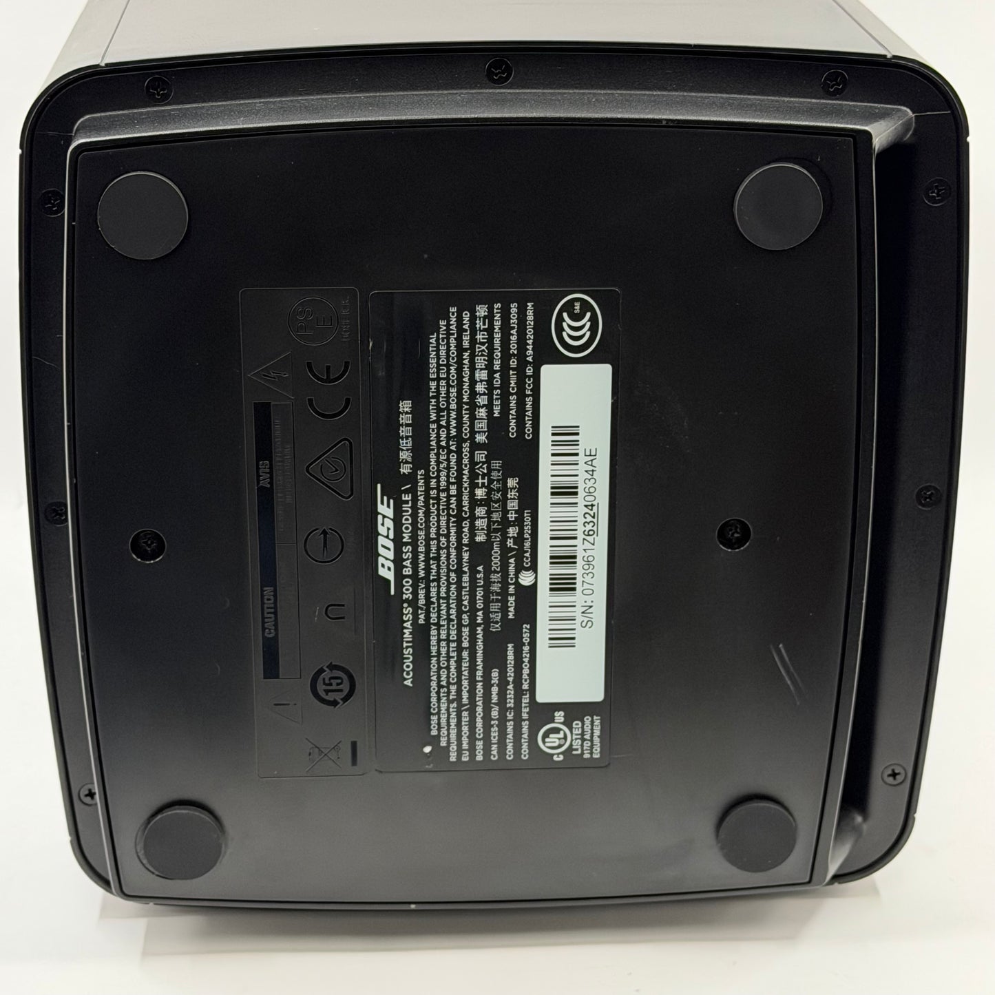 Bose Acoustimass 300 Subwoofer Black 420132 Wireless Bass Module