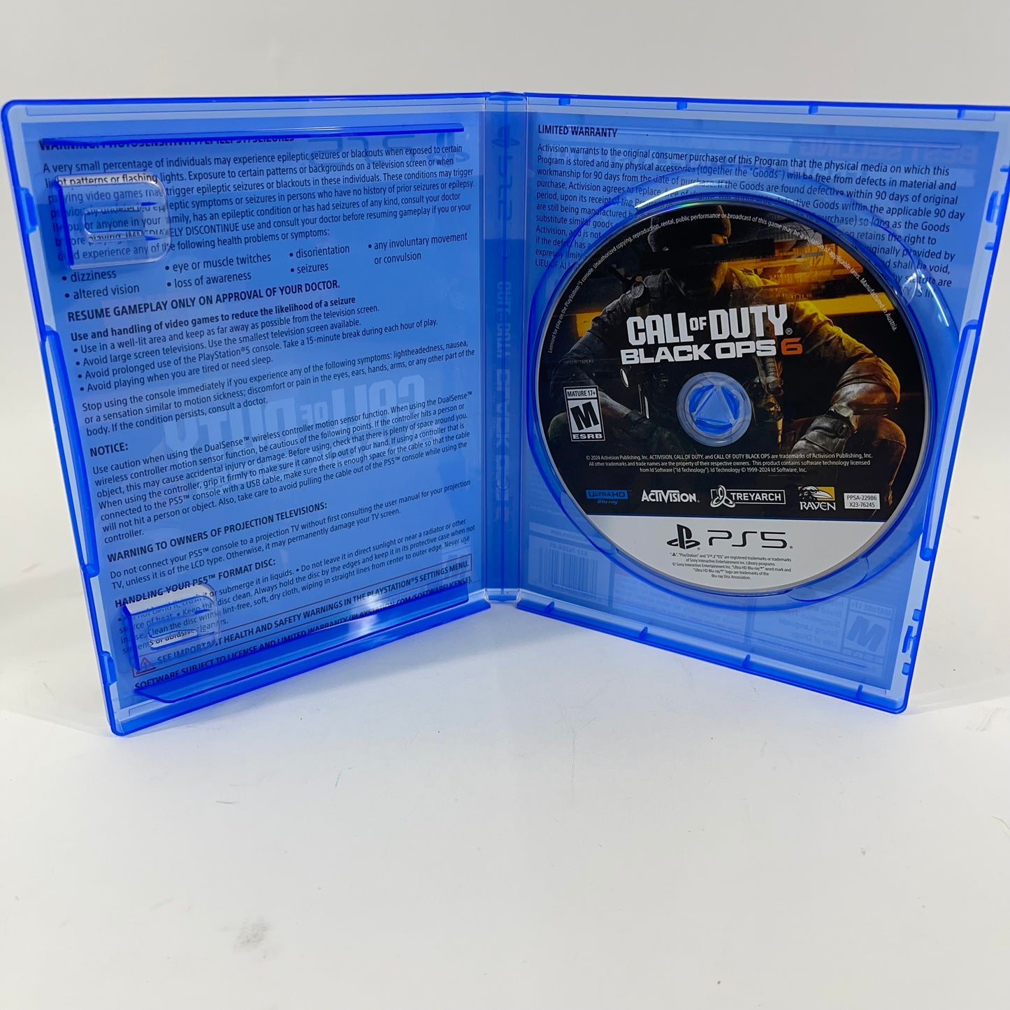 Call Of Duty: Black Ops 6 (Sony PlayStation 5 PS5, 2024)