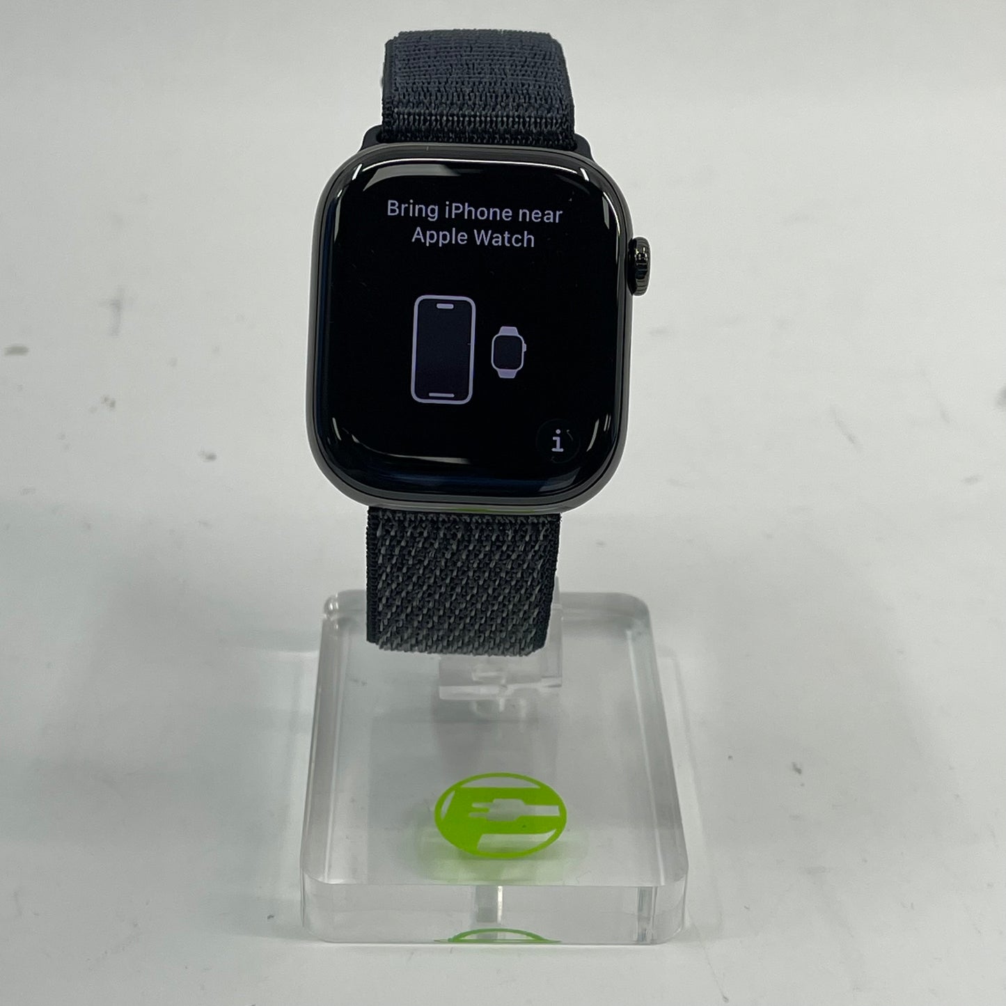 Unlocked Apple Watch Series 11 46MM Jet Black Titanium Dark Gray Sport Loop