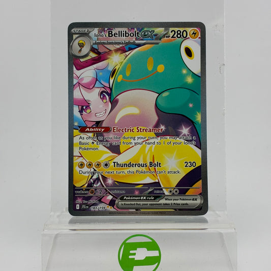 Pokémon TCG Journey Together Iono's Bellibolt ex 183/159 Holo English NM