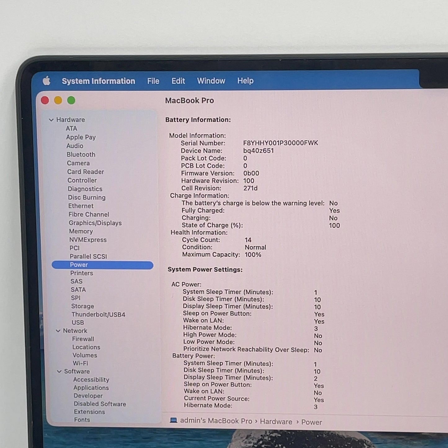 2024 Apple MacBook Pro 14" M4 Pro 16C GPU 4.5GHz 24GB RAM 512GB SSD A3401