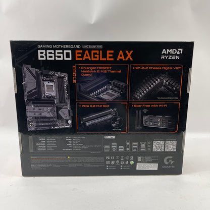New Gigabyte B650 Eagle AX AM5 ATX Gaming Motherboard