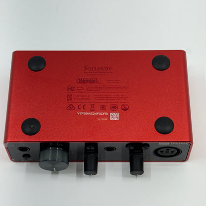 Focusrite Scarlett Solo 3rd Gen USB Audio Interface MOSC0024