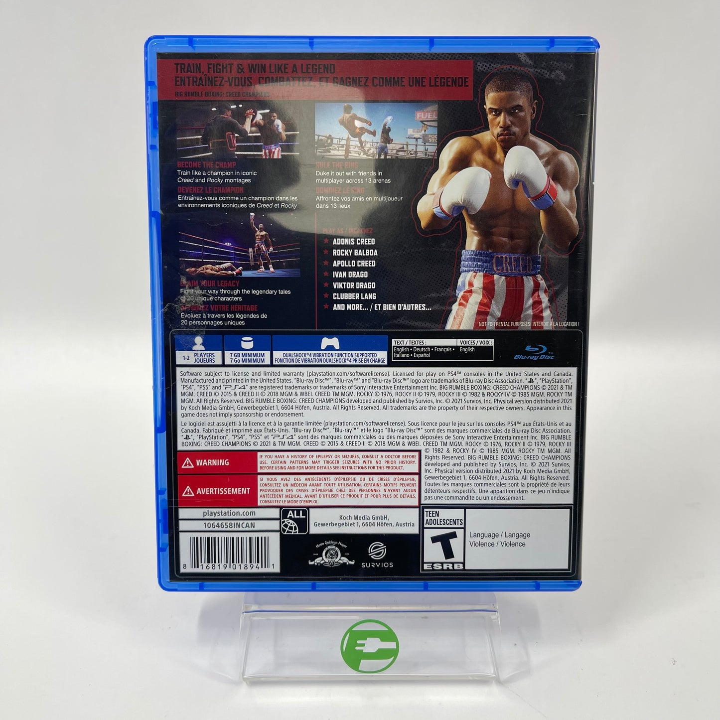 Big Rumble Boxing: Creed Champions (Sony PlayStation 4 PS4, 2021)