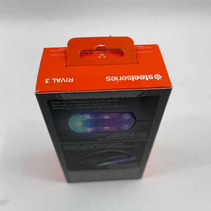 New SteelSeries Rival 3 Gen 2 Wired Optical Gaming Mouse 62702