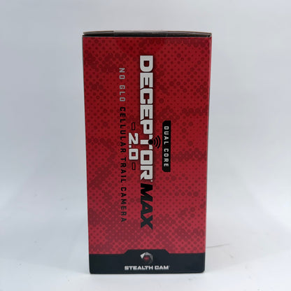 New Stealth Cam Deceptor Max 2.0 Cellular Trail Camera STC-DCPTRX2