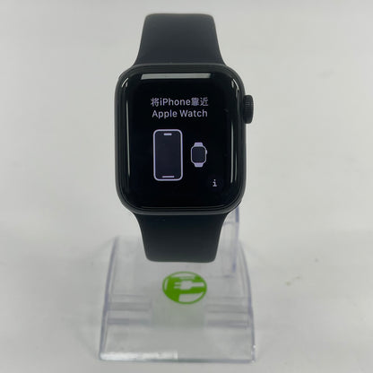 Factory Unlocked Apple Watch SE 2nd Gen 40MM Black Aluminum Black Sport Band