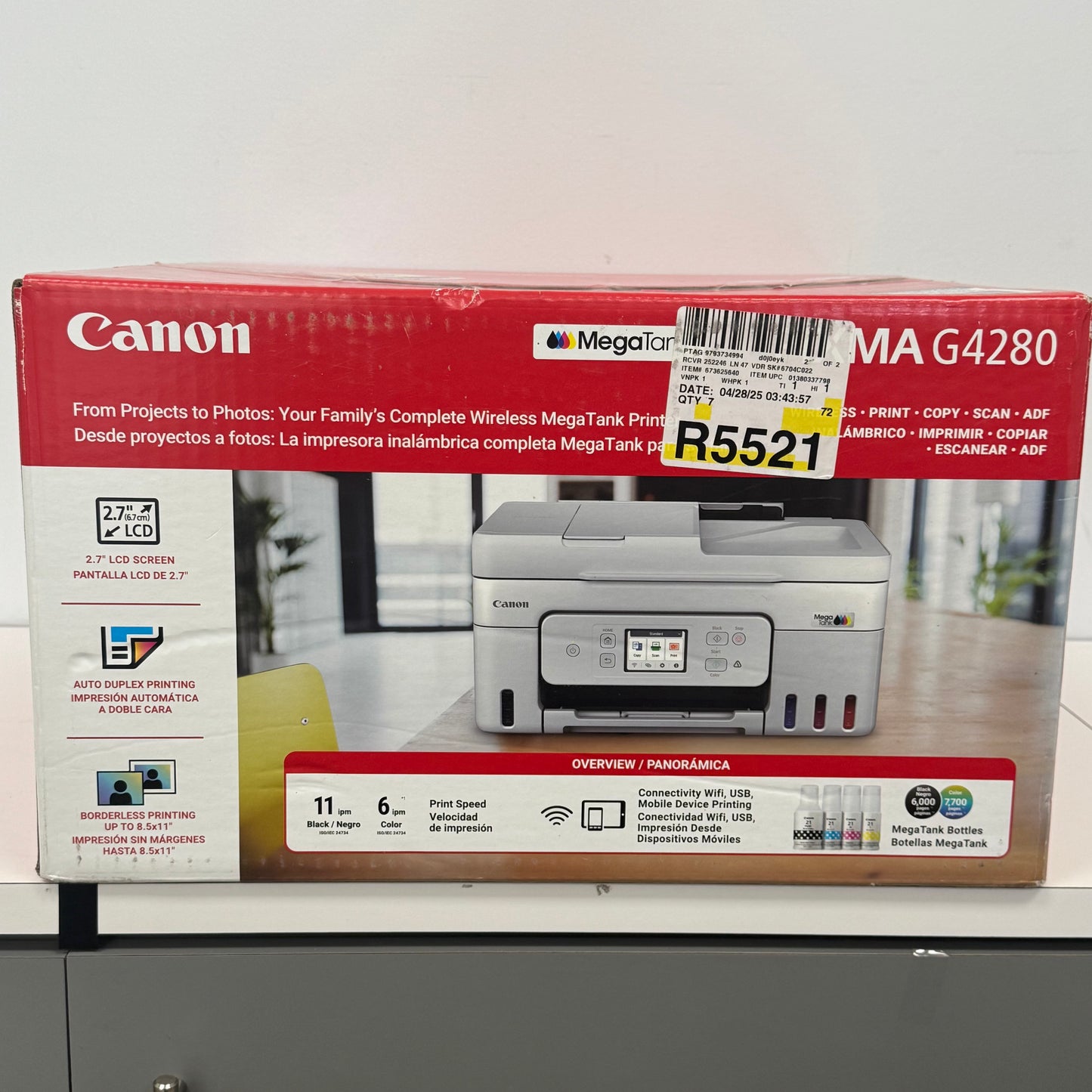 New Canon Pixma Wireless Printer G4280