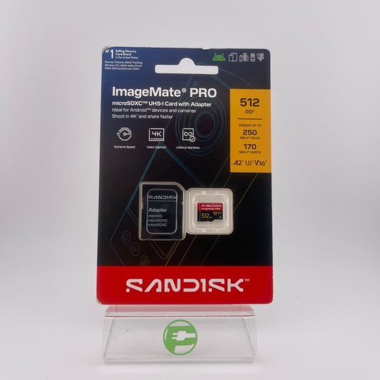 New Sandisk ImageMate Pro 512GB microSDXC UHS-I Card SDSQXBJ-512G-AWGKA