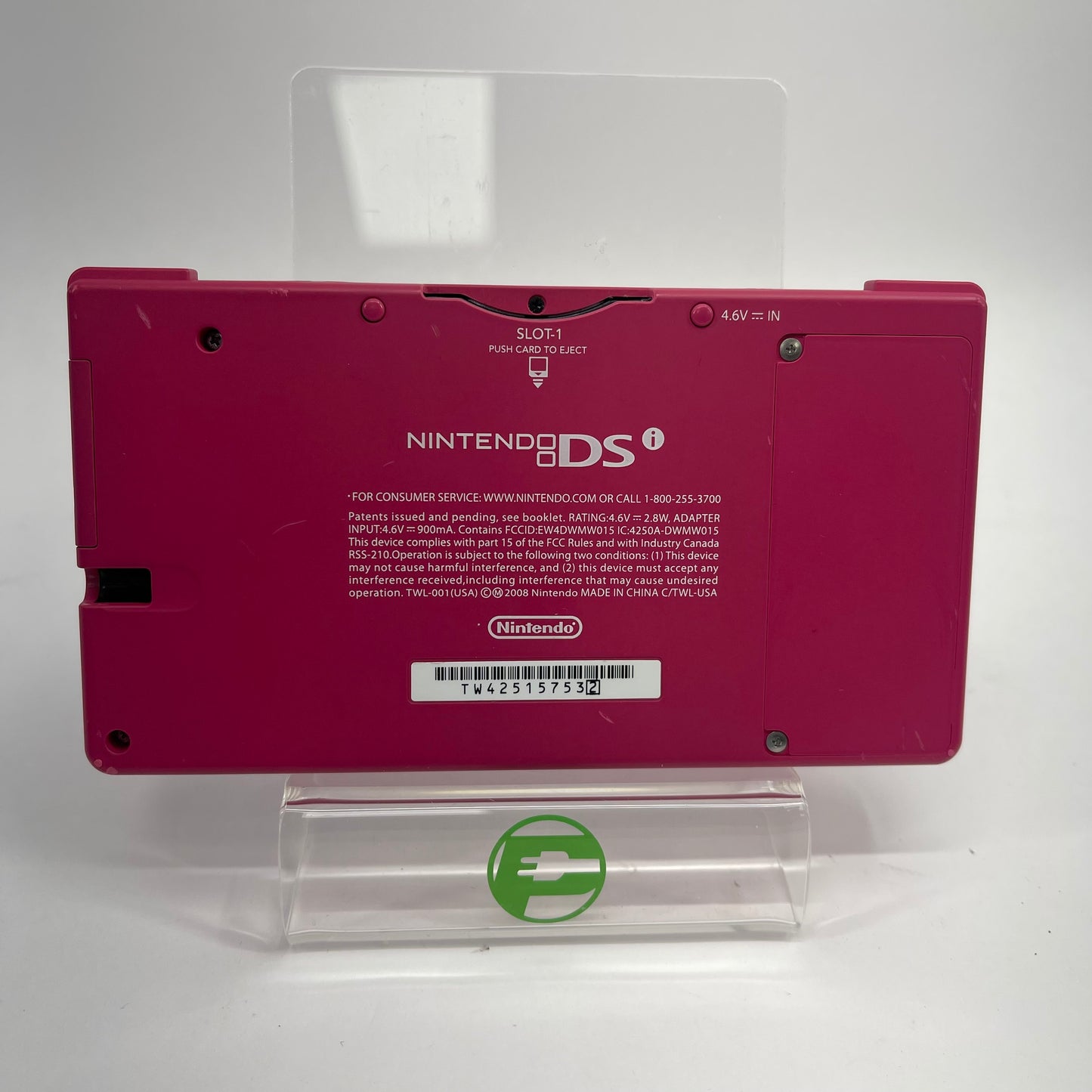 Nintendo DSi Handheld Game Console TWL-001 Pink