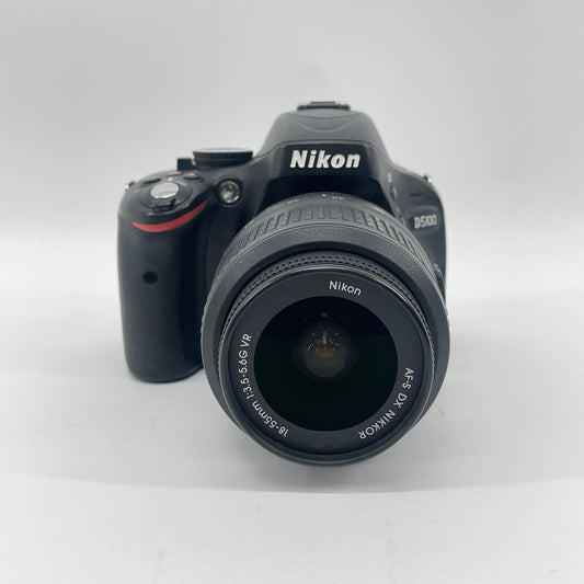 Nikon D5100 16.2MP Digital SLR Camera AF-S DX NIKKOR 18-55mm f/3.5-5.6G VR Lens