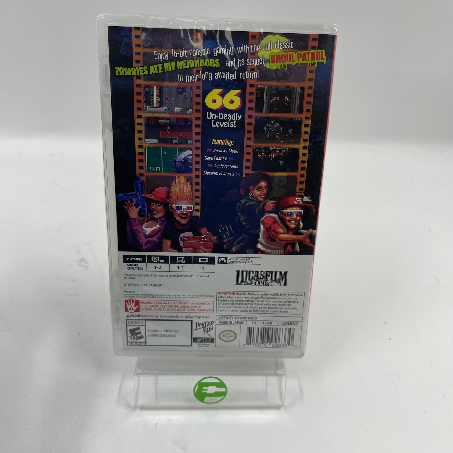 New Zombies Ate My Neighbors & Ghoul Patrol  [Collector's Edition] (Nintendo Switch, 2021)