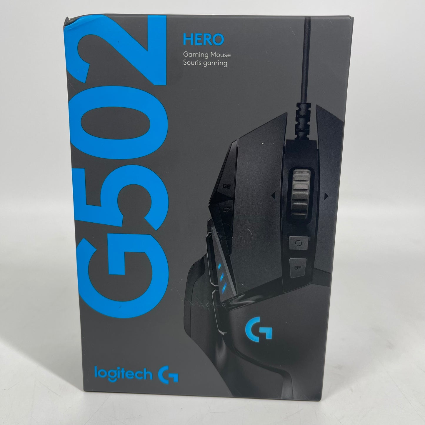 New Logitech G502 HERO Wired Optical Gaming Mouse with RGB Lighting 910-005469