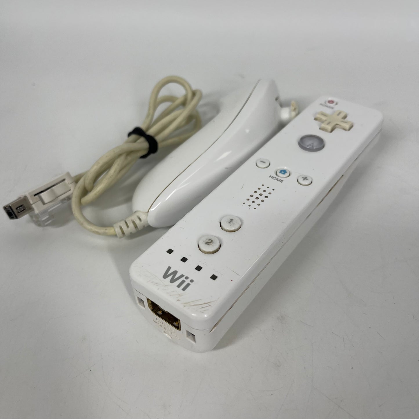 Nintendo Wii Remote Wireless Controller & Nunchuck RVL-003 RVL-004 White