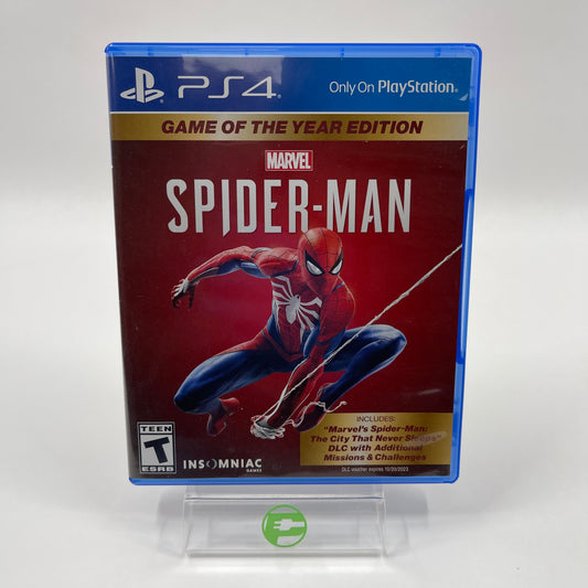 Marvel Spiderman [Game of the Year] (Sony PlayStation 4 PS4, 2019)