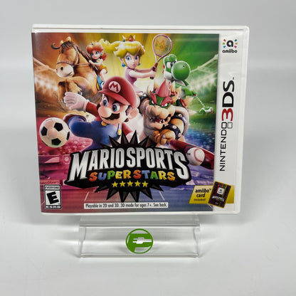 Mario Sports Superstars (Nintendo 3DS, 2017) With Yoshi Amiibo Card