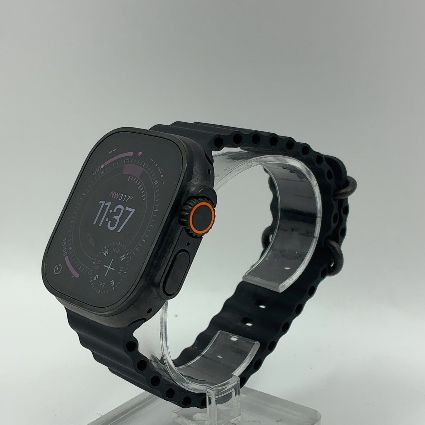 Unlocked Apple Watch Ultra 3 49MM Black Titanium Black Ocean Band MF0J4LW/A