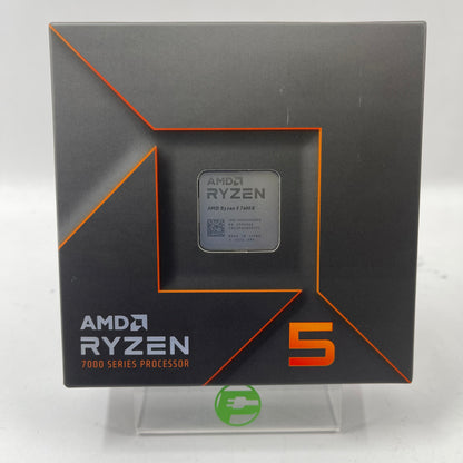 New AMD Ryzen 5 7600X 4.70GHz 6 Core 100-100000593W0F 12 Thread AM5